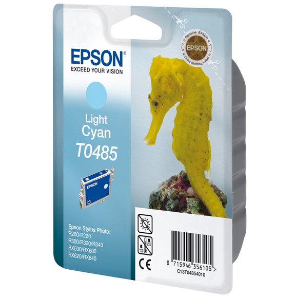 Image of Epson Ink Cartridge T0485 Light Cyan 13Ml