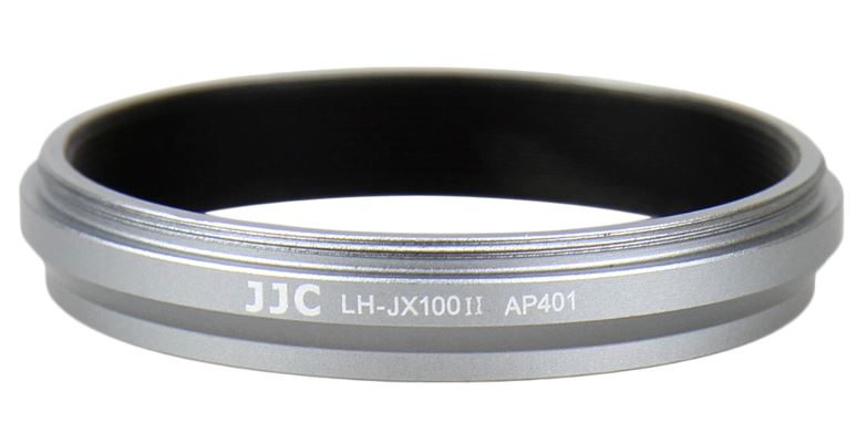 Image of JJC LH-JX100II Fuji Zonnekap - zilver