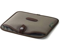 Image of Billingham Laptop Slip 15 inch Khaki Fibrenyte/ Chocolate