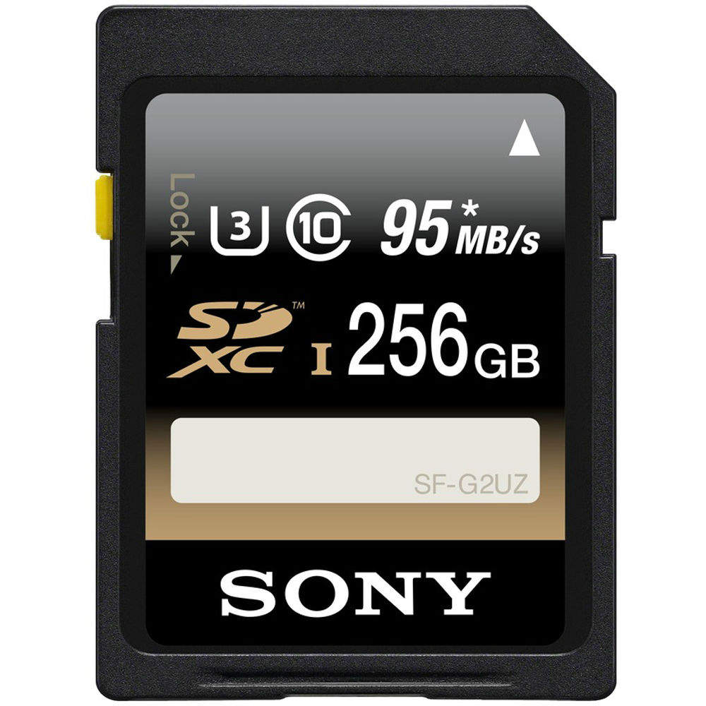 Image of Sony SDXC 256GB Professional UHS-I Card 94MB/s U3 4K