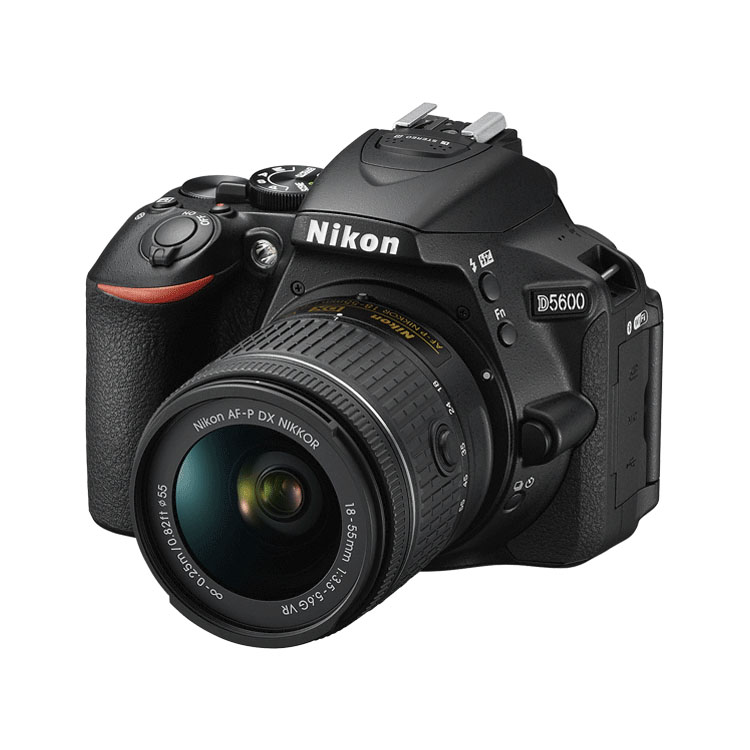Image of Digitale spiegelreflexcamera Nikon Incl. AF-P 18-55 mm VR 24.2 Mpix Zwart WiFi, Full-HD video-opname