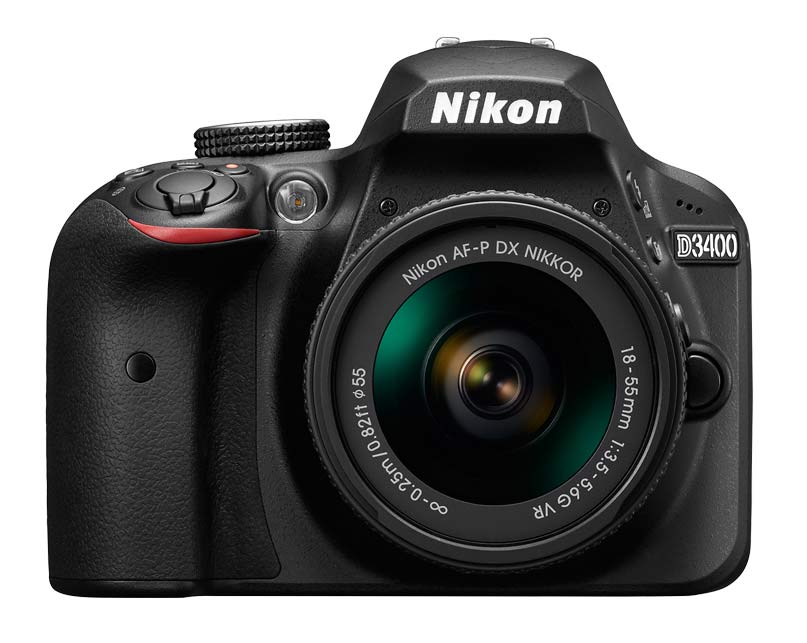 Image of Nikon D3400 + AF-P 18-55mm VR - Zwart