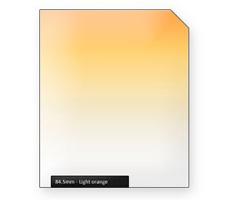 Image of 84dot5mm 84.5mm light orange kleurverloopfilter classic