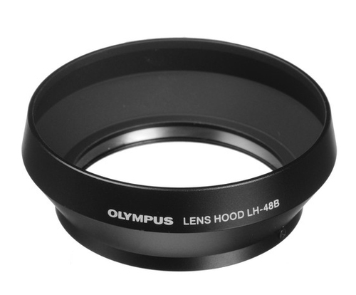 Image of Olympus LH-48B Lens Hood - zwart (metal) EW-M1718
