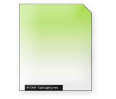 Image of 84dot5mm 84.5mm light apple green kleurverloopfilter classic