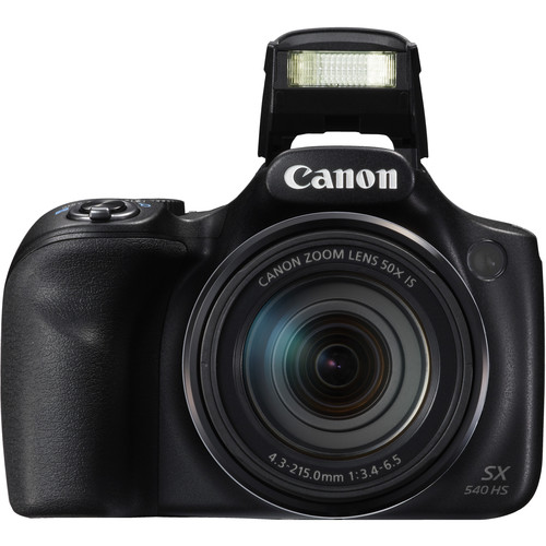 Image of Canon Foto Camera PowerShot SX540 HS 20.3 Megapixel, WiFi, NFC (zwart)