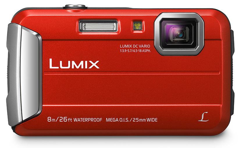 Image of Panasonic DMC-FT30EG-R Digitale camera 16.1 Mpix Rood Onderwatercamera, Vorstbestendig, Spatwaterdicht, Schokbestendig