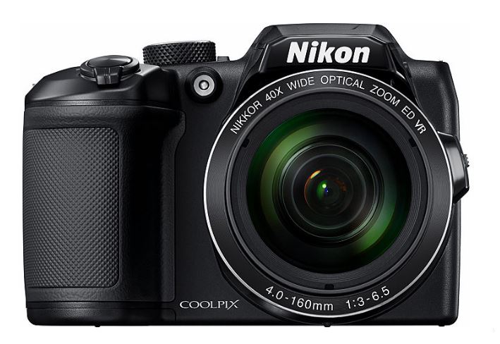 Image of Nikon Coolpix B-500 Digitale camera 16 Mpix Zwart Full-HD video-opname, Klapbaar display, Bluetooth