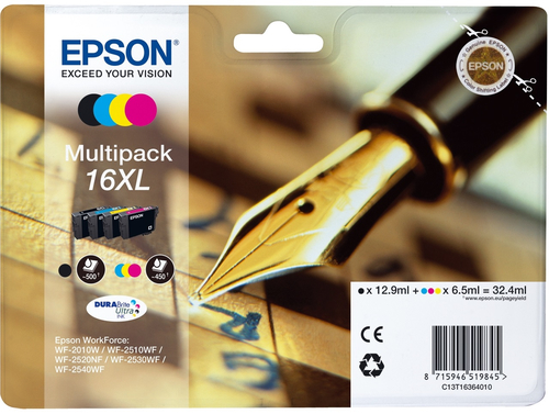 Image of Epson 16 XL Multipack (4 kleuren) C13T16364010