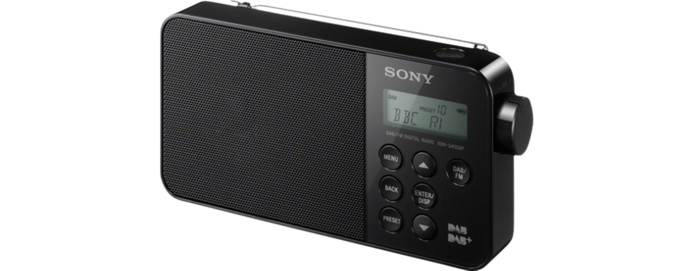 Image of DAB+ Transistorradio Sony XDR-S40 DAB+, FM Zwart
