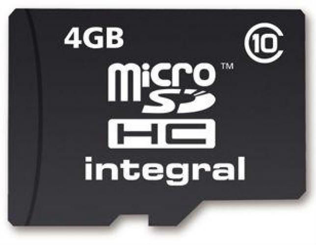 Image of Integral MicroSDHC 4GB Class 10 UltimaPro 20MB/s