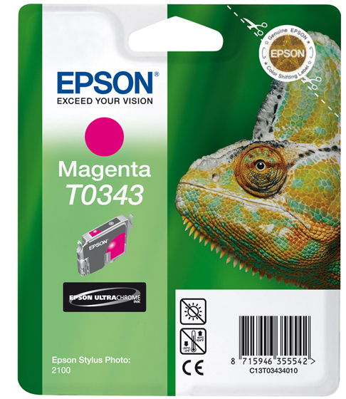 Image of Epson Cartridge T0343 (magenta)