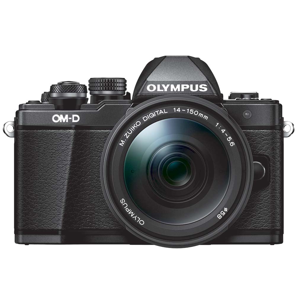 Image of Olympus E-M10 Mark II systeemcamera Zwart + 14-150mm II