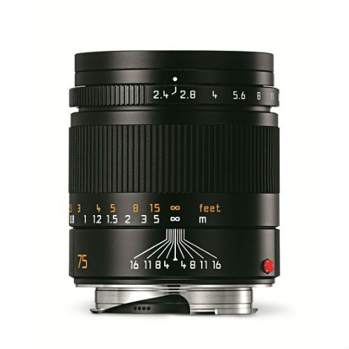 Image of Leica M-75mm F/2.4 Summarit, Black - (11682)