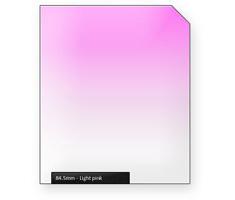 Image of 84dot5mm 84.5mm light pink kleurverloopfilter classic