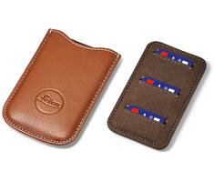 Image of Leica Credit Card Holder Leather Cognac