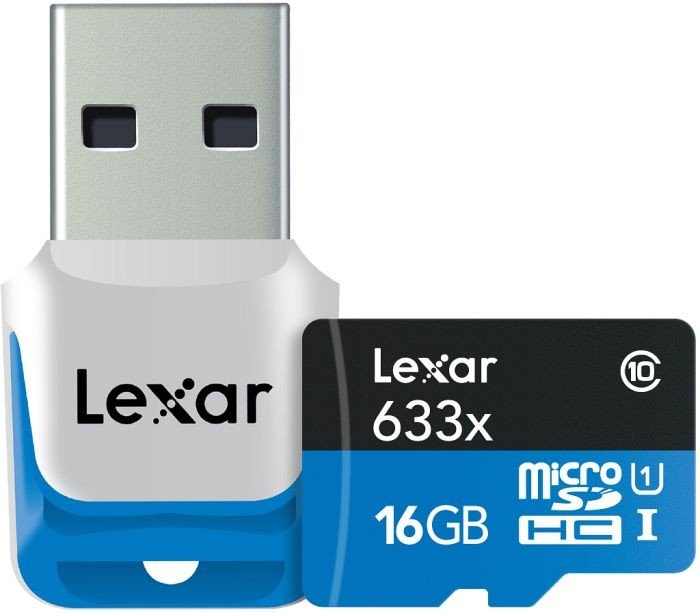 Image of Lexar 16GB Micro SDHC High Speed 633X UHS1