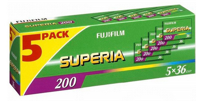 Image of 1x5 Fujifilm Superia 200 135/36