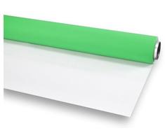 Image of Foka Vinyl Mat Chromakey groen/witte achtergrondrol 2.72x10m