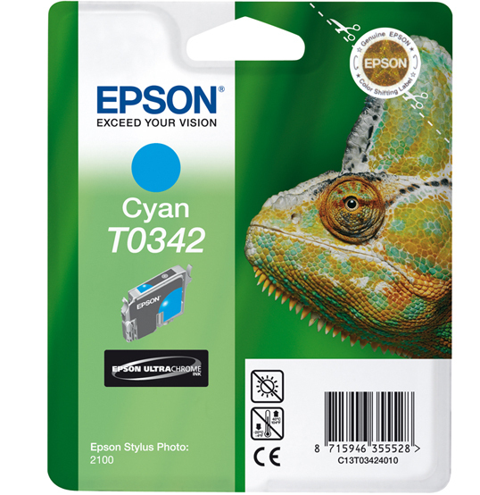 Image of Epson Cartridge T0342 Cyaan