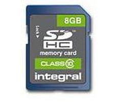 Image of Integral SD 8gb Class 10 /20MB/S