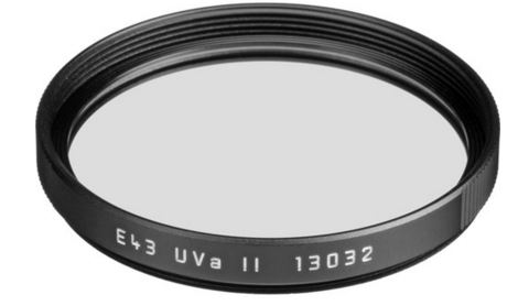Image of Leica Filter UVa II E 43 zwart