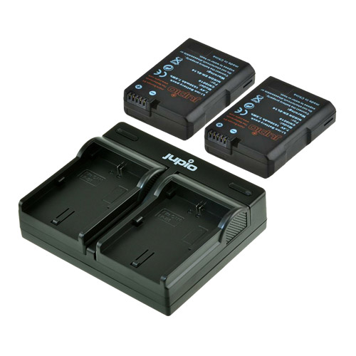 Image of Jupio Kit met 2x Battery EN-EL14/EN-EL14A 1100mAh + USB Dual Charger