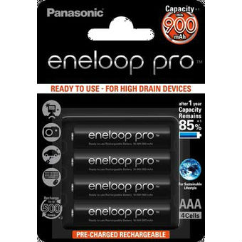 Image of 1x2 Panasonic Eneloop Pro Micro AAA 930 mAh