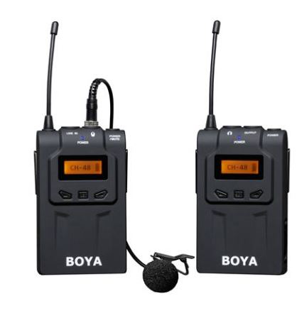 Image of Boya BY-WM6 UHF Lavalier Draadloze Microfoon