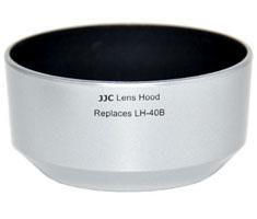 Image of JJC LH-J40B Olympus zonnekap zilver