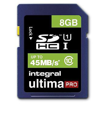 Image of Integral Ultima Pro SDHC 8GB Class 10