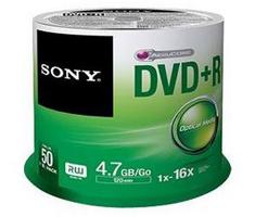 Image of Sony Dvd+R 4.7Gb 50Pc 50Dpr47Sp