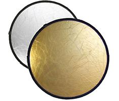 Image of Bresser TR-5 reflectiescherm goud/zilver 110cm rond