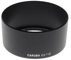 Image of Caruba ES-71II zonnekap voor de Canon EF 50mm F/1.4