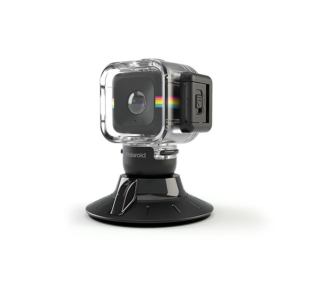 Image of Behuizing Polaroid Waterproof Case + Saugnapfhalter Geschikt voor (GoPro)=Polaroid Cube