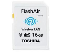 Image of Toshiba 16GB FlashAir SDHC Card Class 10 - WiFi